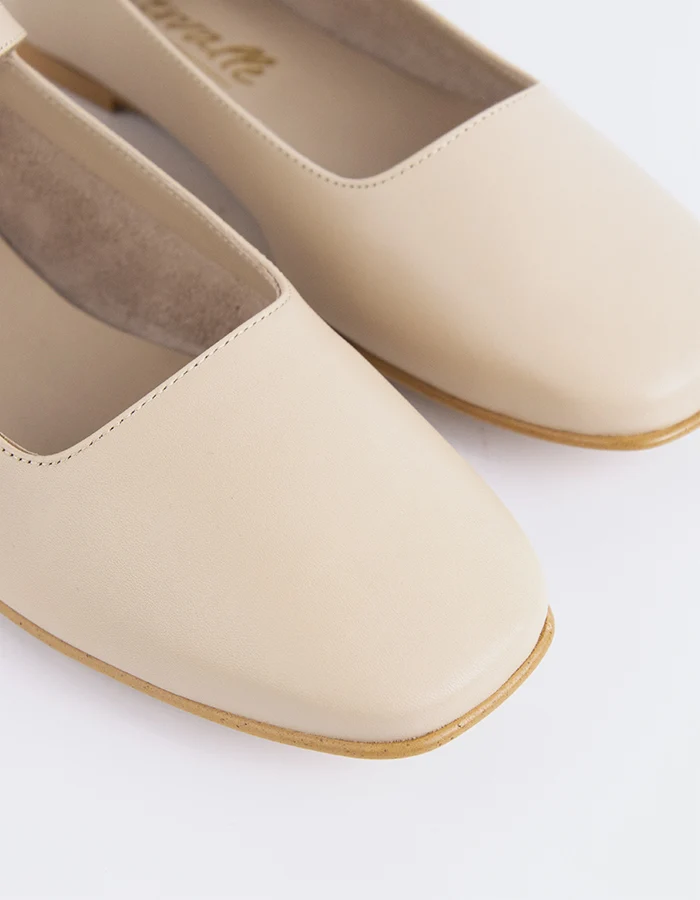 Reubena Nude Leather