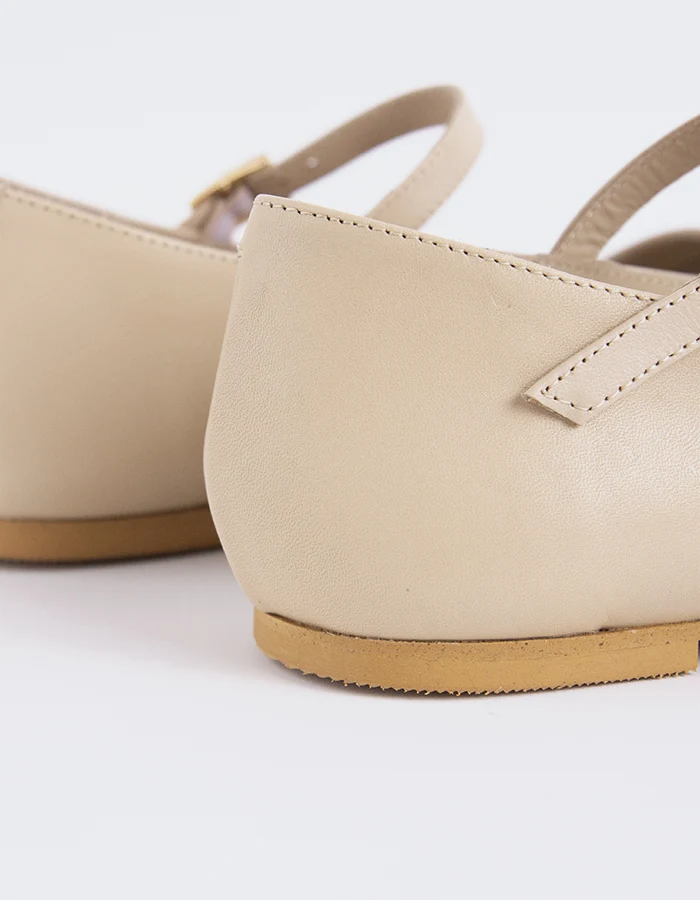 Reubena Nude Leather