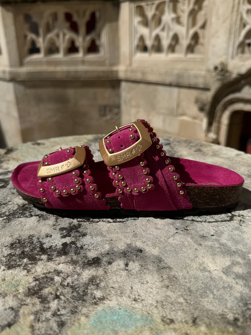 Mules fuchsia ARONA SEMERDJIAN