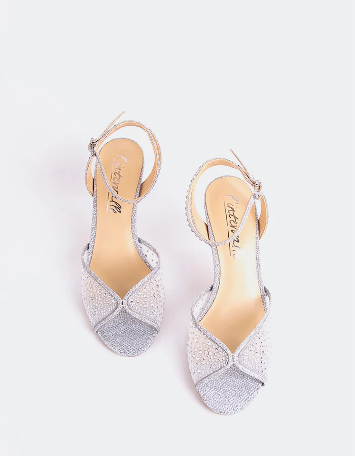 Glimzy Silver Mesh
