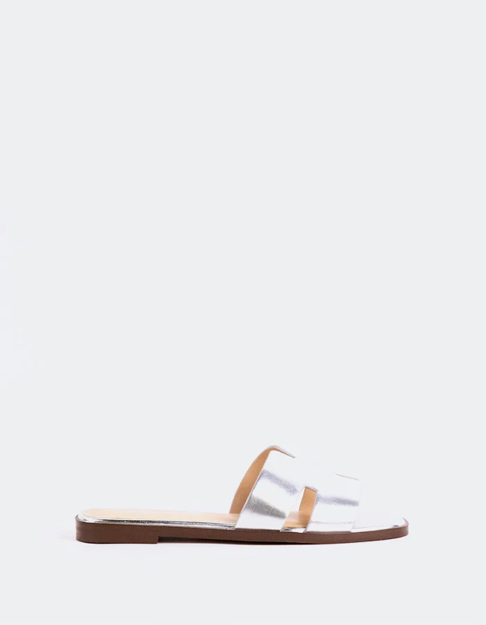 Ranna Silver Leather