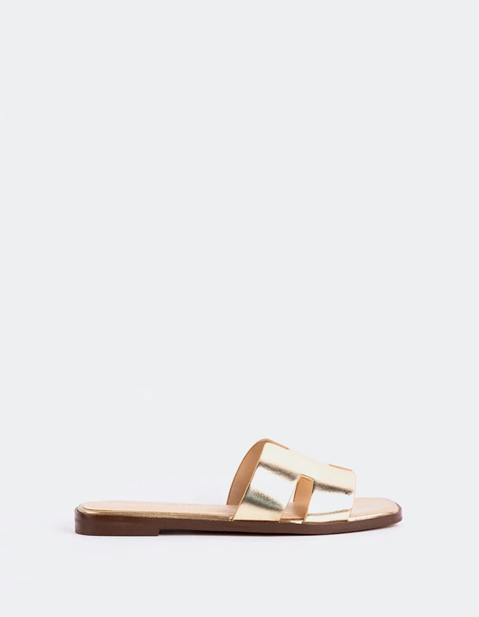 Ranna Gold Leather