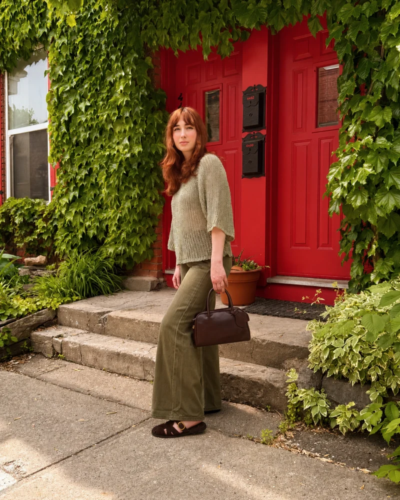 Nelda Brown Suede
