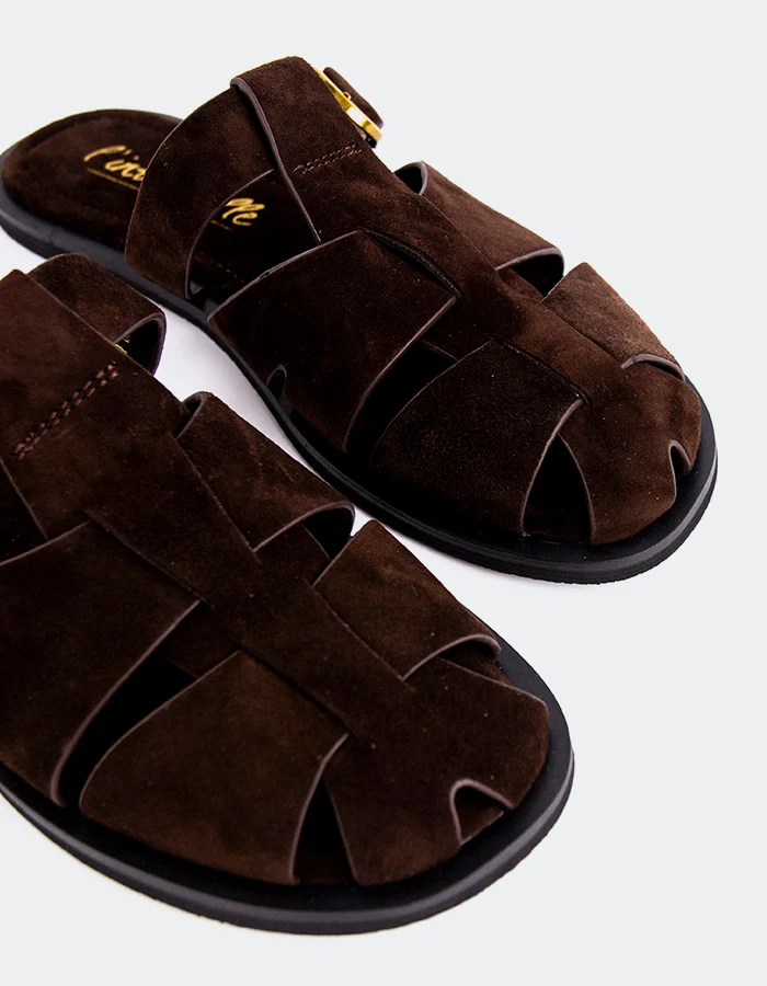 Nelda Brown Suede