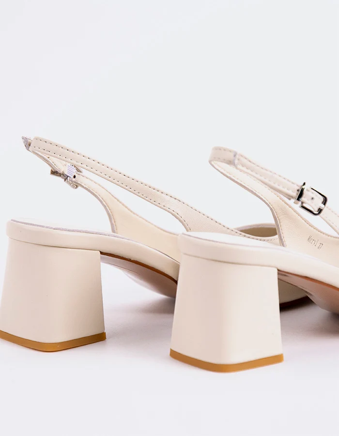 Meryl Off White Leather
