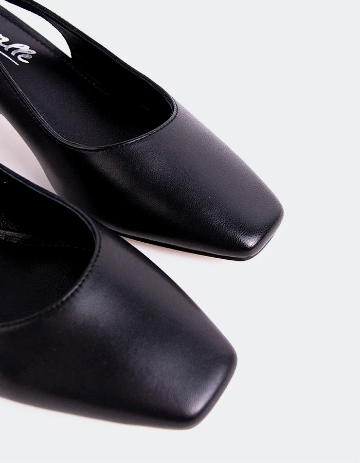 Meryl Black Leather