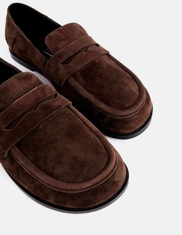 Clarice Brown Suede