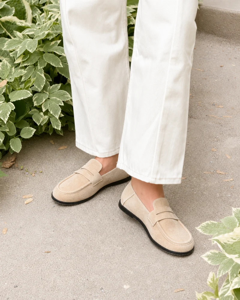 Clarice Beige Suede