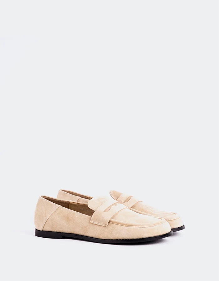Clarice Beige Suede