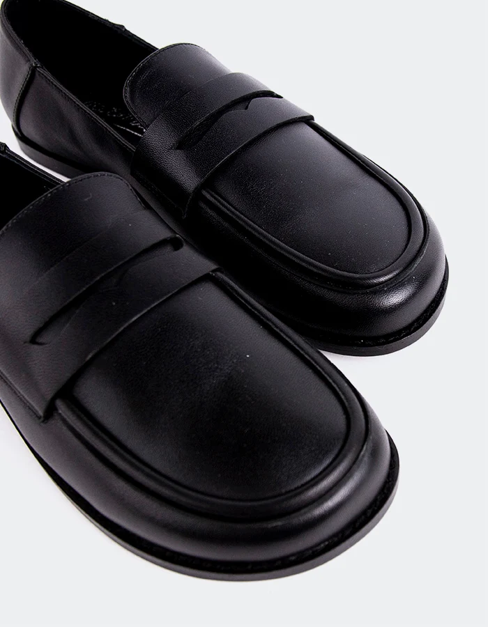 Clarice Black Leather