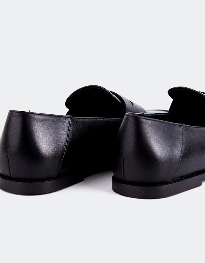 Clarice Black Leather