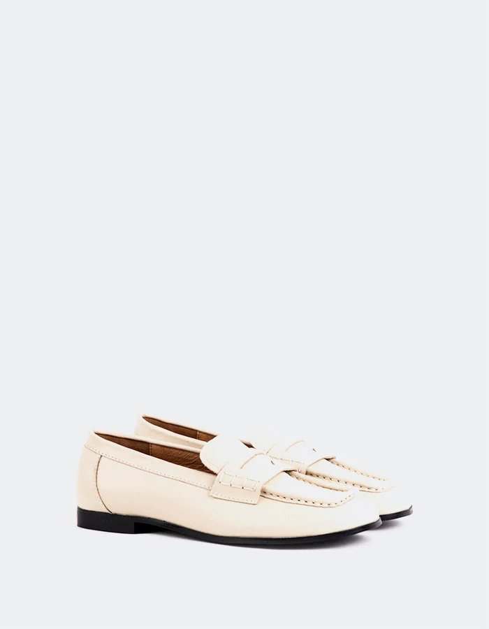 Pollie Off White Leather