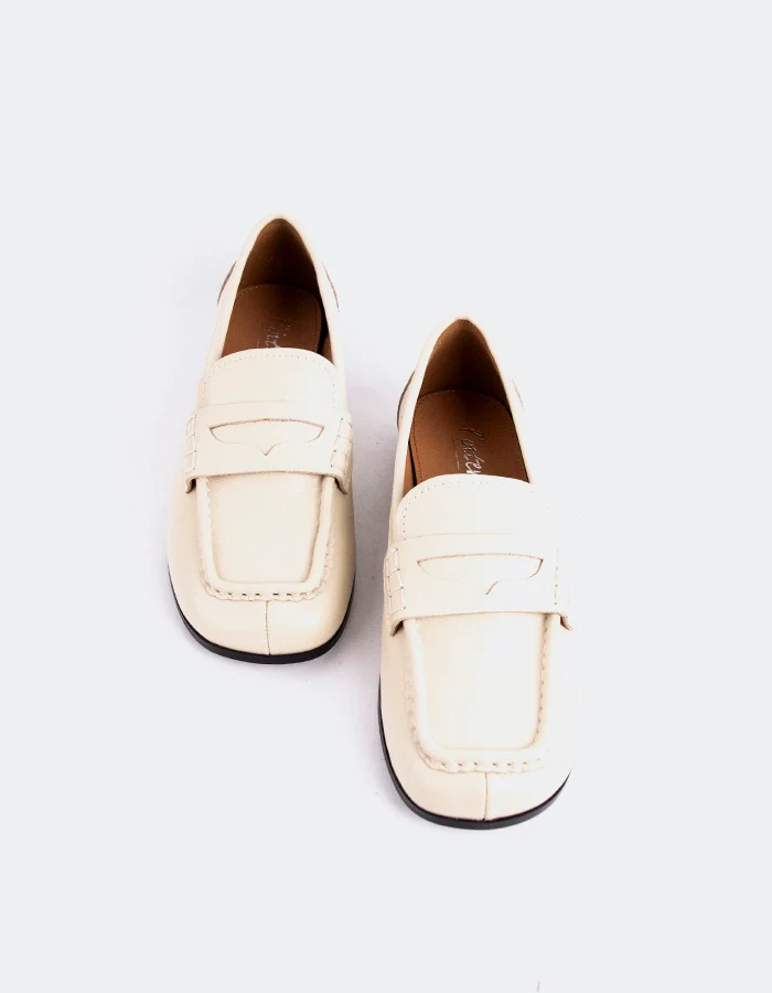 Pollie Off White Leather