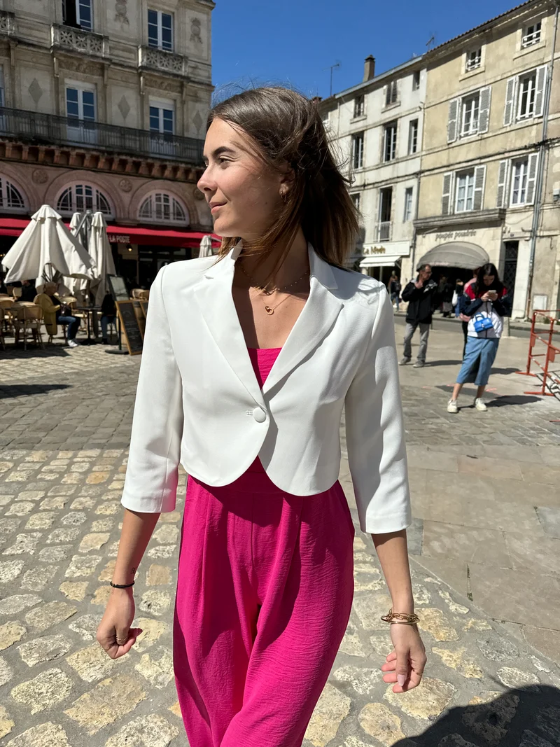 Bolero blanc MORGAN Hippocampe