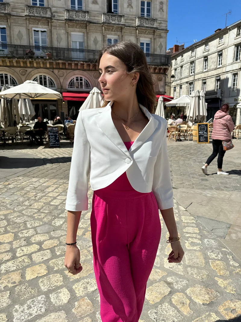 Bolero blanc MORGAN Hippocampe