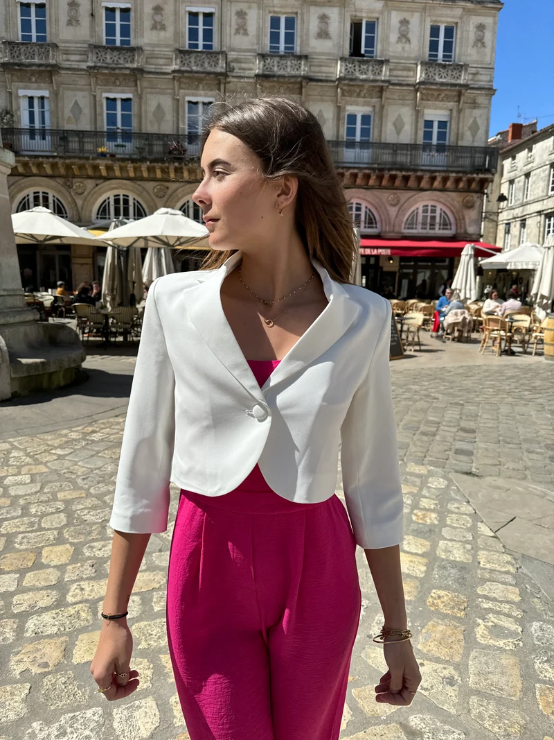 Bolero blanc MORGAN Hippocampe