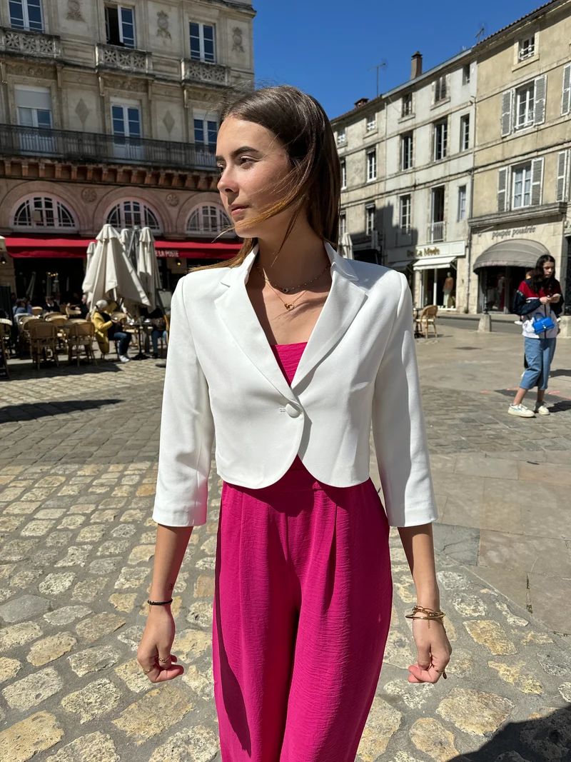 Bolero blanc MORGAN Hippocampe