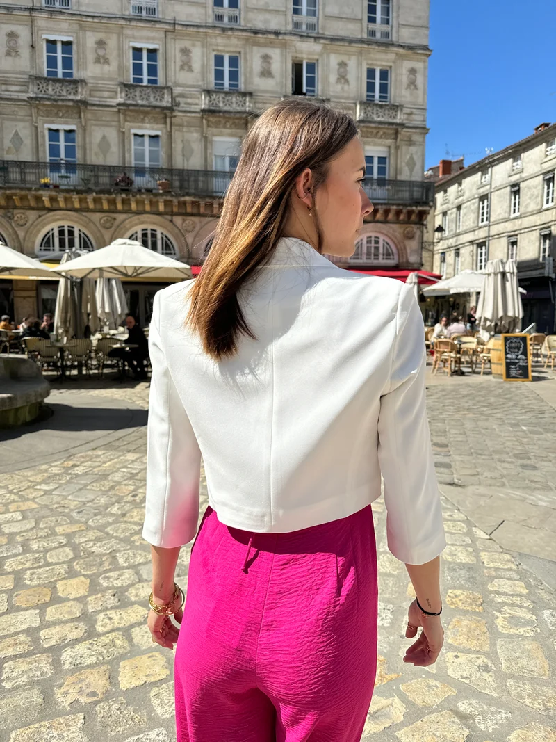 Bolero blanc MORGAN Hippocampe