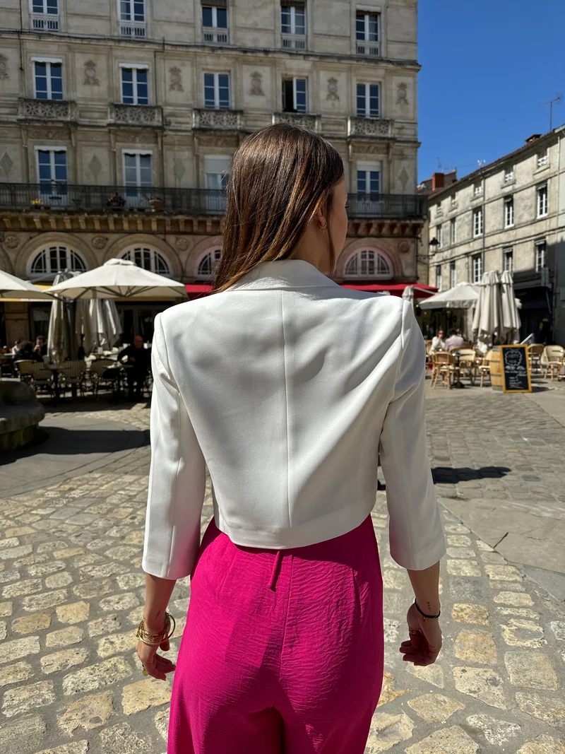 Bolero blanc MORGAN Hippocampe