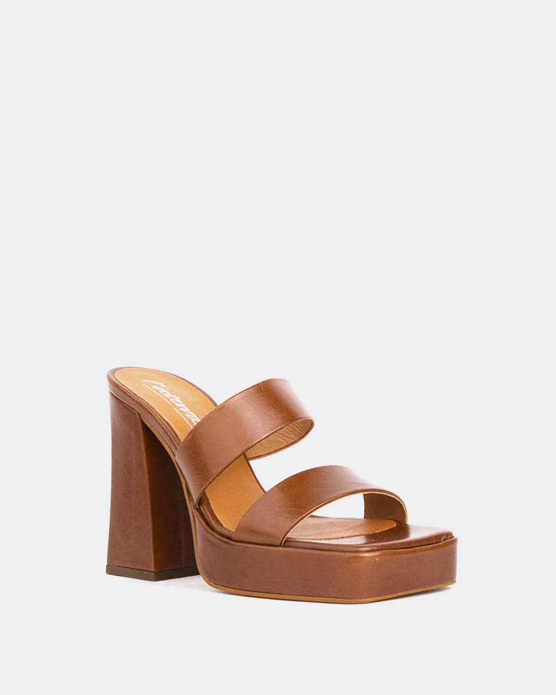 Jinx Tan Leather/Cuir Ocre