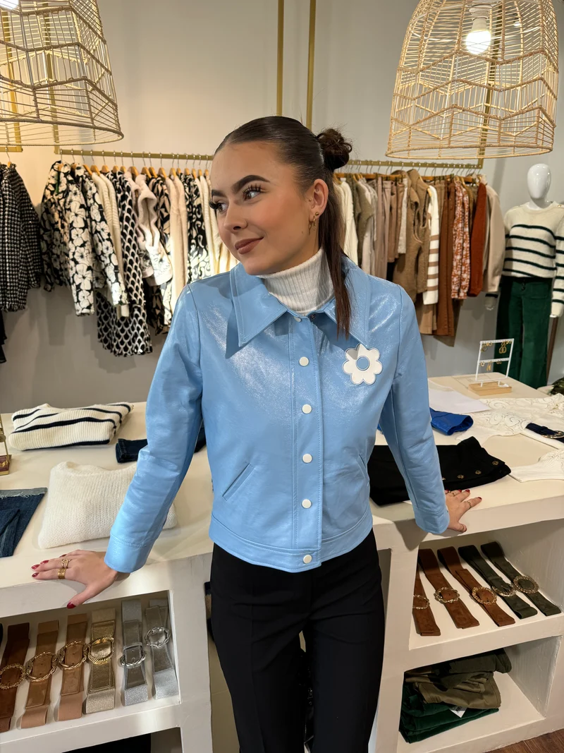 Veste vinyle ciel DAISY Hippocampe