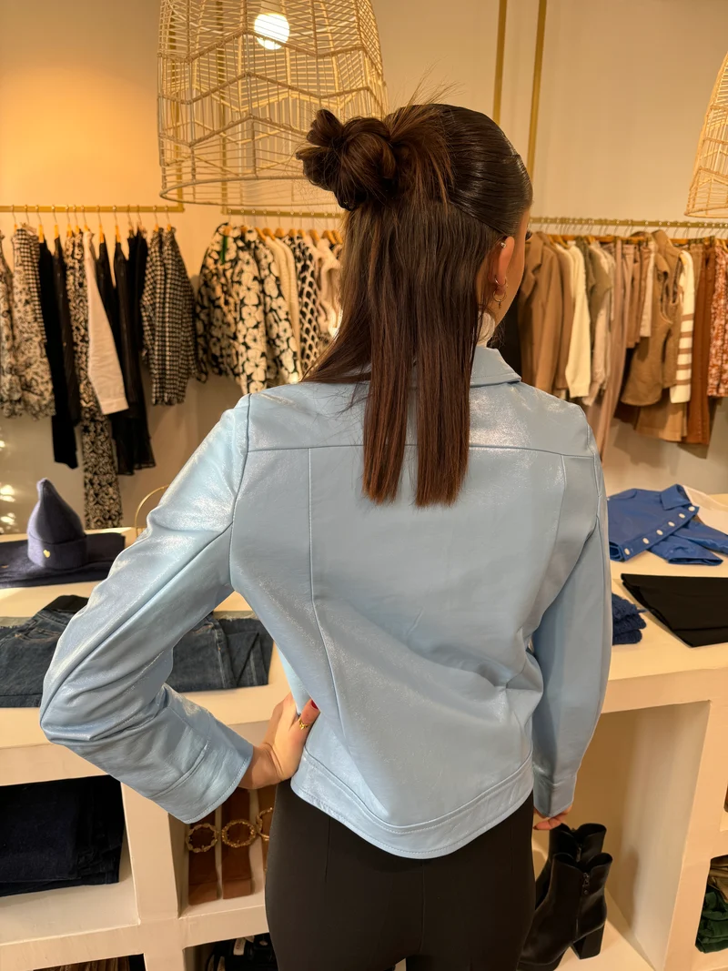 Veste vinyle ciel DAISY Hippocampe