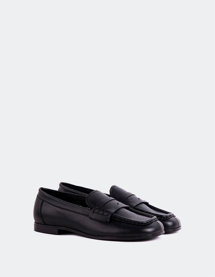 Pollie Black Leather
