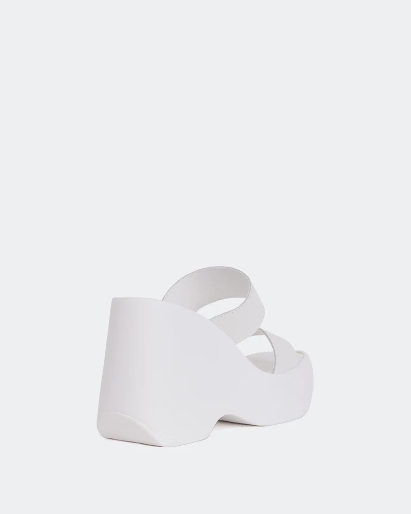 Hadid White Leather
