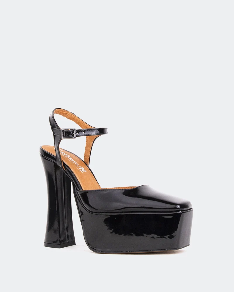 Wang Black Patent/Verni Noir