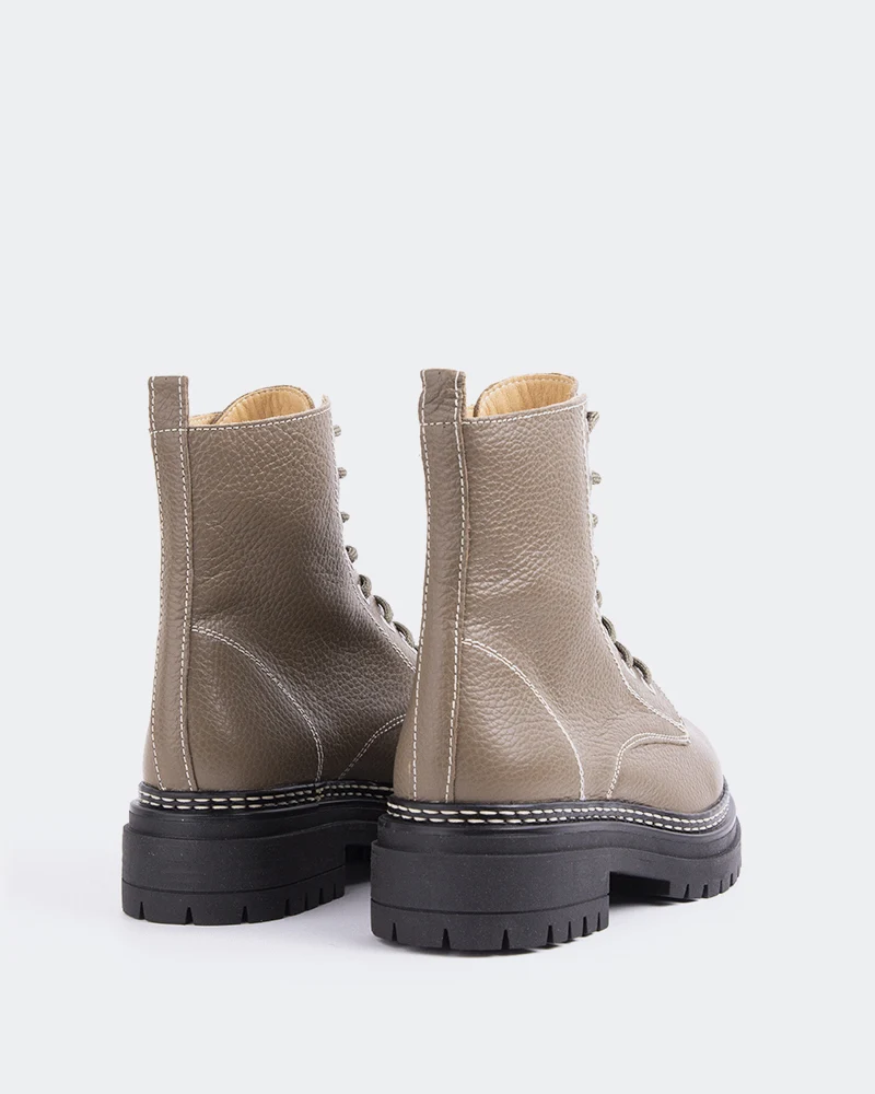 Chandler Taupe Leather