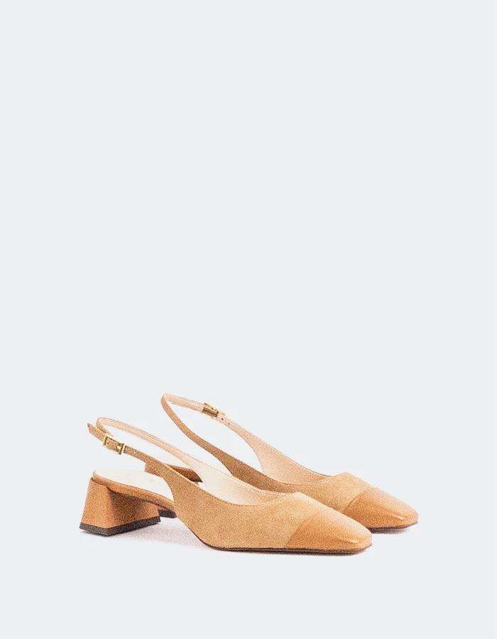 Marieliz Camel Suede