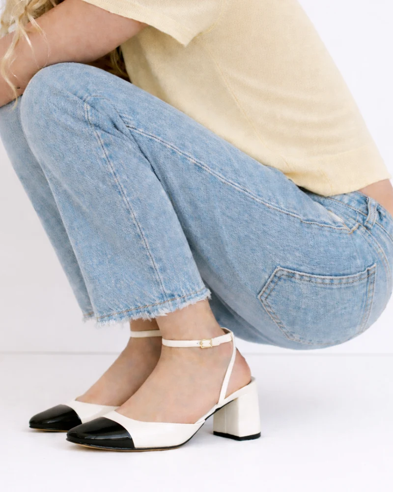 Ziana Off White Leather