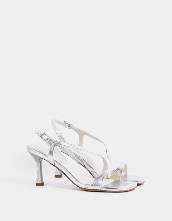 Jaycie Silver Leather