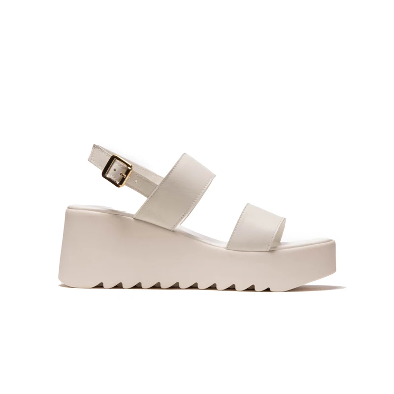 Pisa White Leather