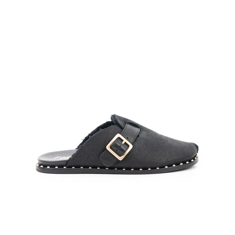 Cozy Black Leather