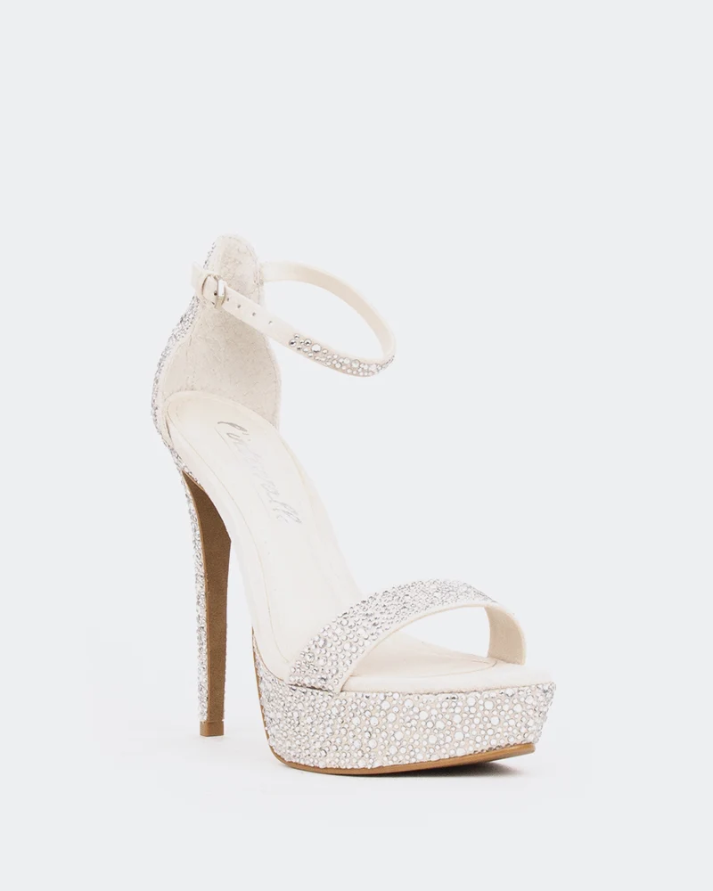 Rinna Off White Suede