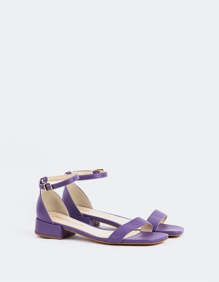 Yanna Purple Leather