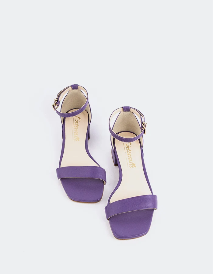 Yanna Purple Leather