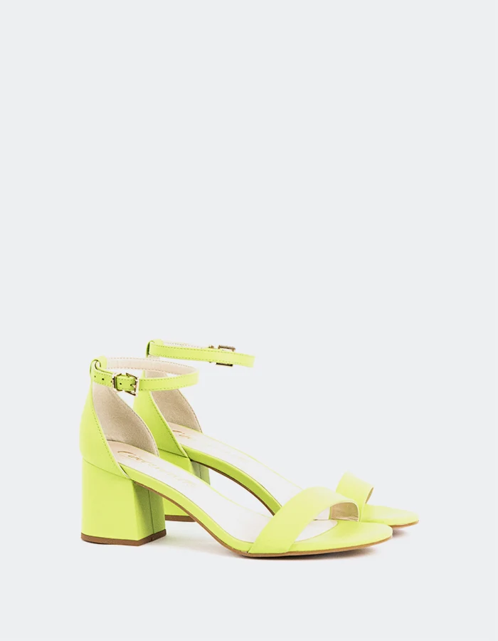 Karissa Apple Green Leather