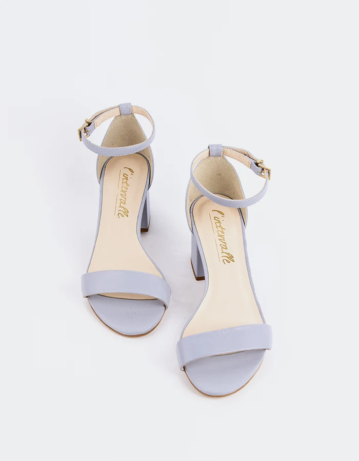 Karissa Light Blue Leather