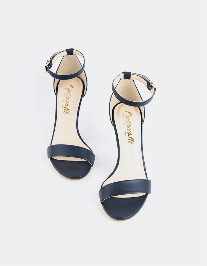 Maryah Navy Leather
