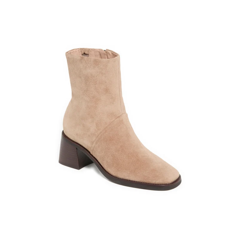 BOTTINES ELLIE BEIGE SUEDE