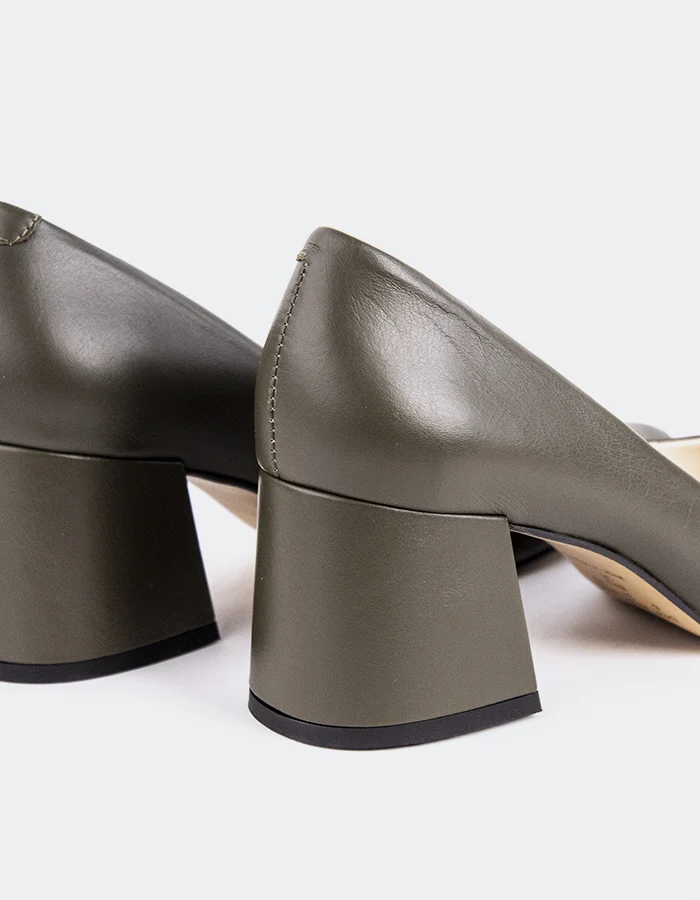 Josephine Khaki Leather