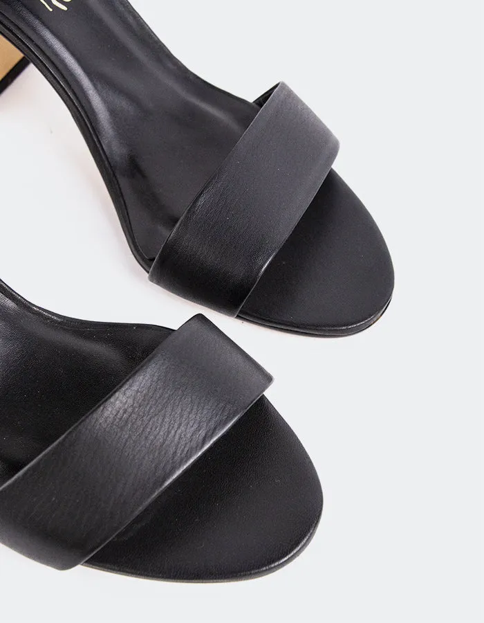 Daffy Black Leather
