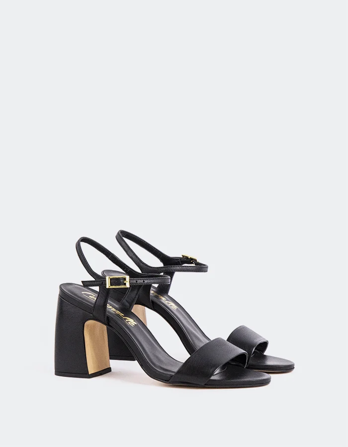 Daffy Black Leather