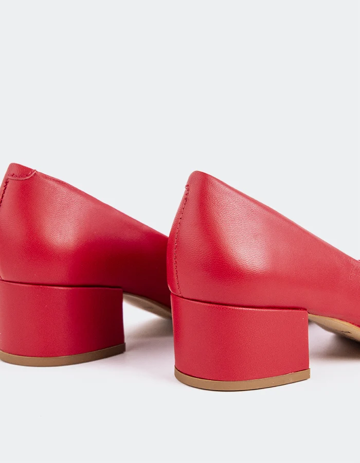 Sophie Red Leather