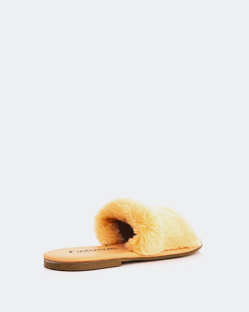 Lillet Orange Faux Fur