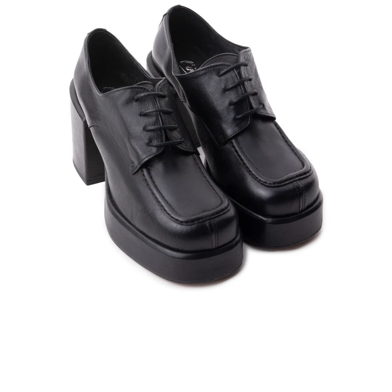 Laurent Black Leather