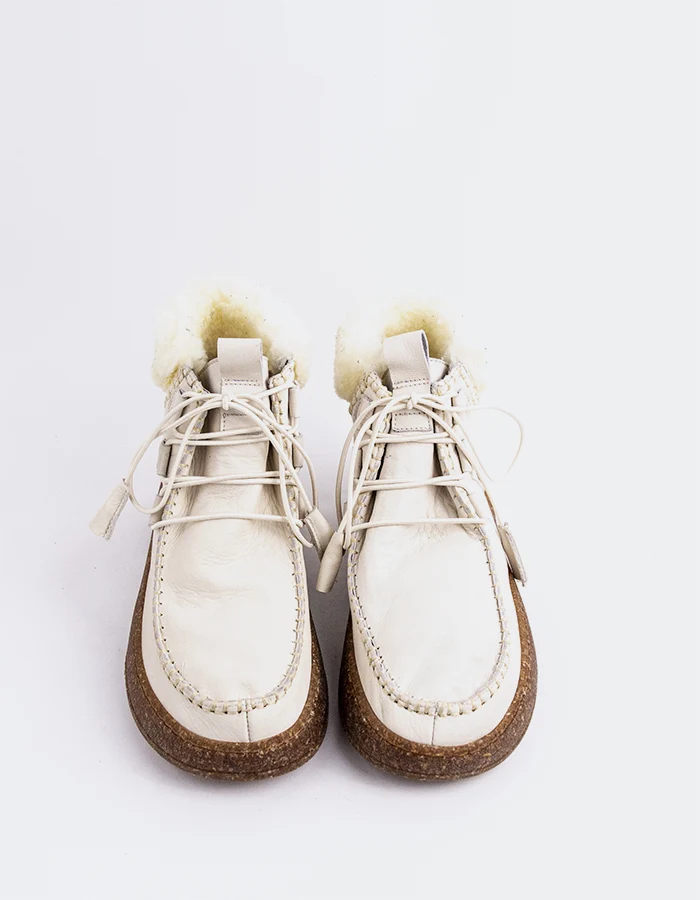 Osiris Off White Leather