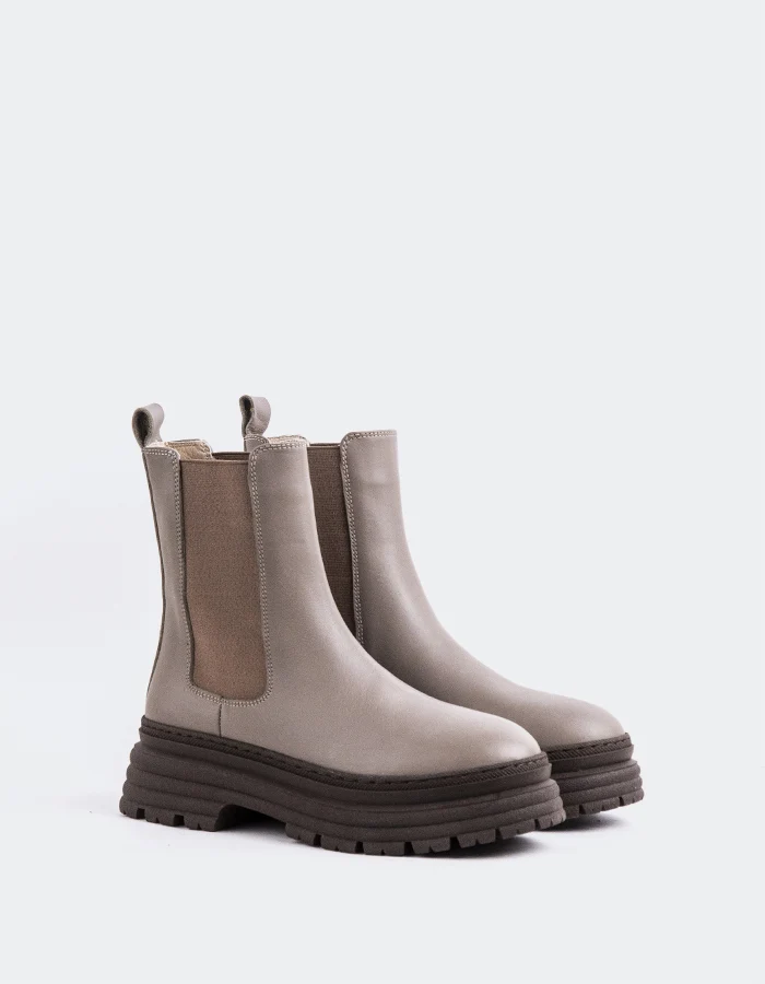 Lysandre Taupe Leather